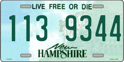 NH license plate 1139344
