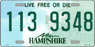 NH license plate 1139348
