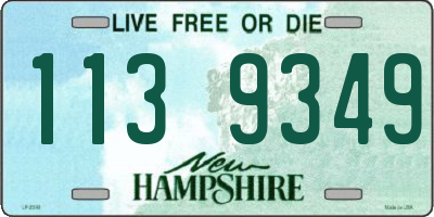 NH license plate 1139349