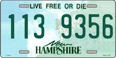 NH license plate 1139356