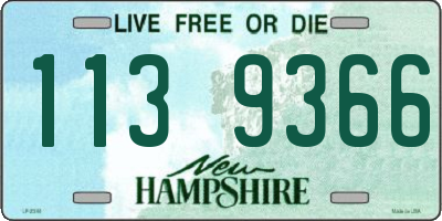 NH license plate 1139366
