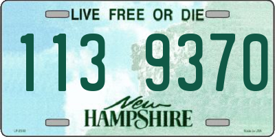 NH license plate 1139370