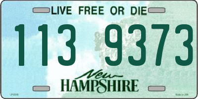 NH license plate 1139373