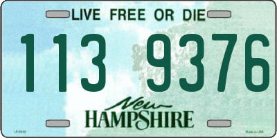 NH license plate 1139376