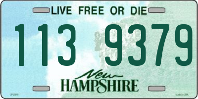 NH license plate 1139379