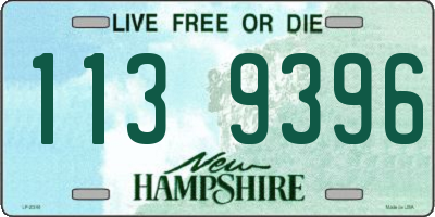 NH license plate 1139396