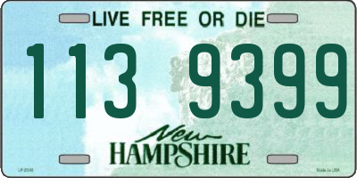 NH license plate 1139399