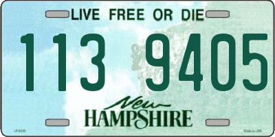 NH license plate 1139405