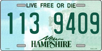 NH license plate 1139409