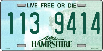 NH license plate 1139414