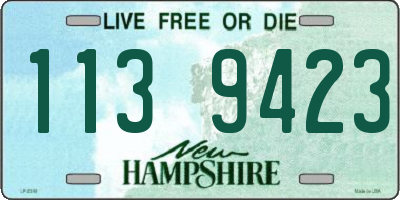NH license plate 1139423