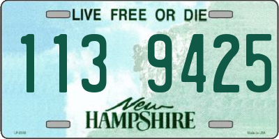 NH license plate 1139425