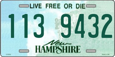 NH license plate 1139432