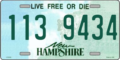 NH license plate 1139434