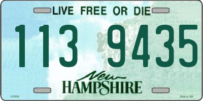 NH license plate 1139435