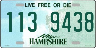 NH license plate 1139438