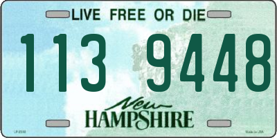 NH license plate 1139448