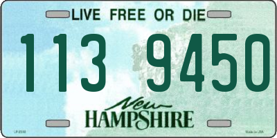 NH license plate 1139450