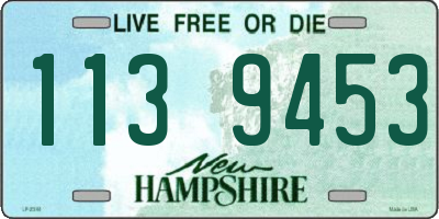 NH license plate 1139453