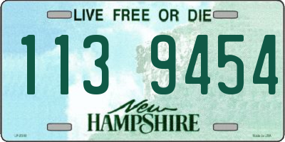 NH license plate 1139454