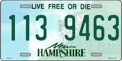 NH license plate 1139463