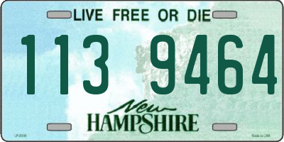 NH license plate 1139464