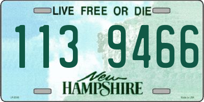 NH license plate 1139466