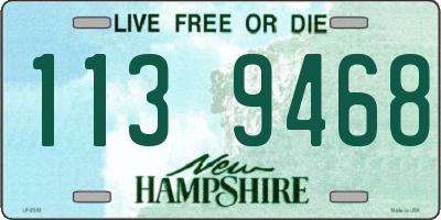 NH license plate 1139468