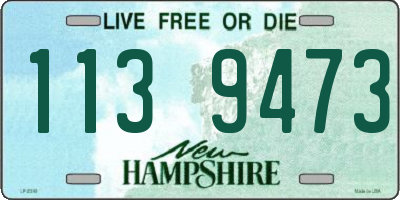 NH license plate 1139473