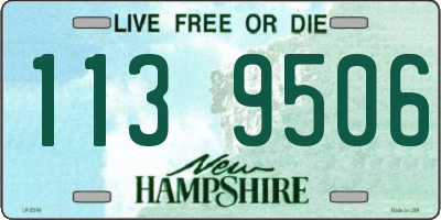 NH license plate 1139506