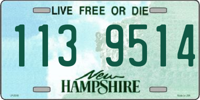 NH license plate 1139514