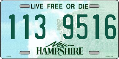 NH license plate 1139516