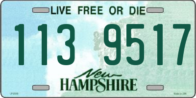 NH license plate 1139517