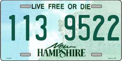 NH license plate 1139522