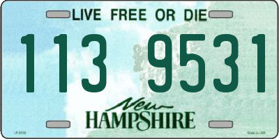 NH license plate 1139531