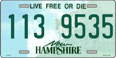 NH license plate 1139535