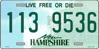 NH license plate 1139536