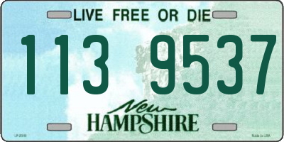 NH license plate 1139537