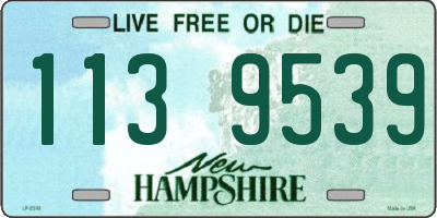 NH license plate 1139539