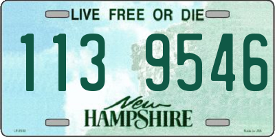 NH license plate 1139546