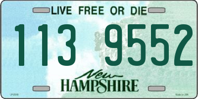 NH license plate 1139552