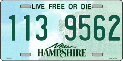 NH license plate 1139562