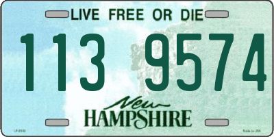 NH license plate 1139574