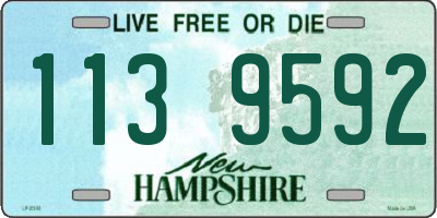 NH license plate 1139592