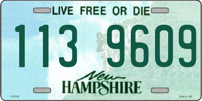 NH license plate 1139609