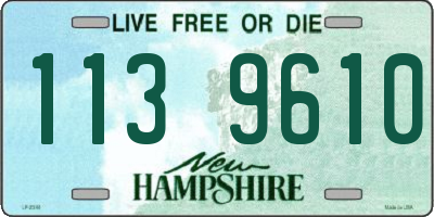 NH license plate 1139610