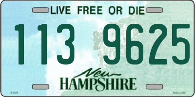 NH license plate 1139625