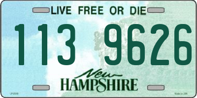 NH license plate 1139626