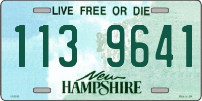 NH license plate 1139641