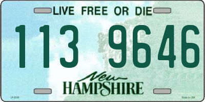NH license plate 1139646